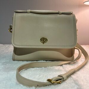 Vintage Cream Coach Purse